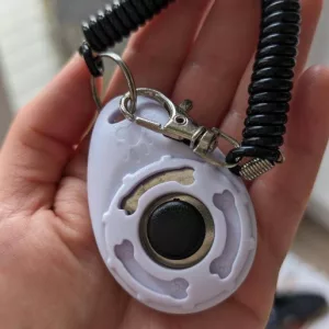 Ontvangen draagbare hondentrainingsclicker van klant K***n.