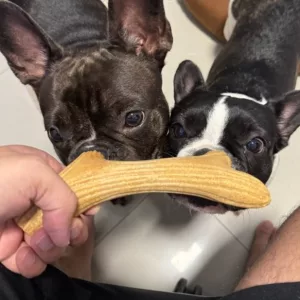 Ontvangen houten gewei kauwstok voor honden van klant C***r.