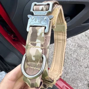 Ontvangen Tactical Training Hondenhalsband met metalen gesp van klant J****n.