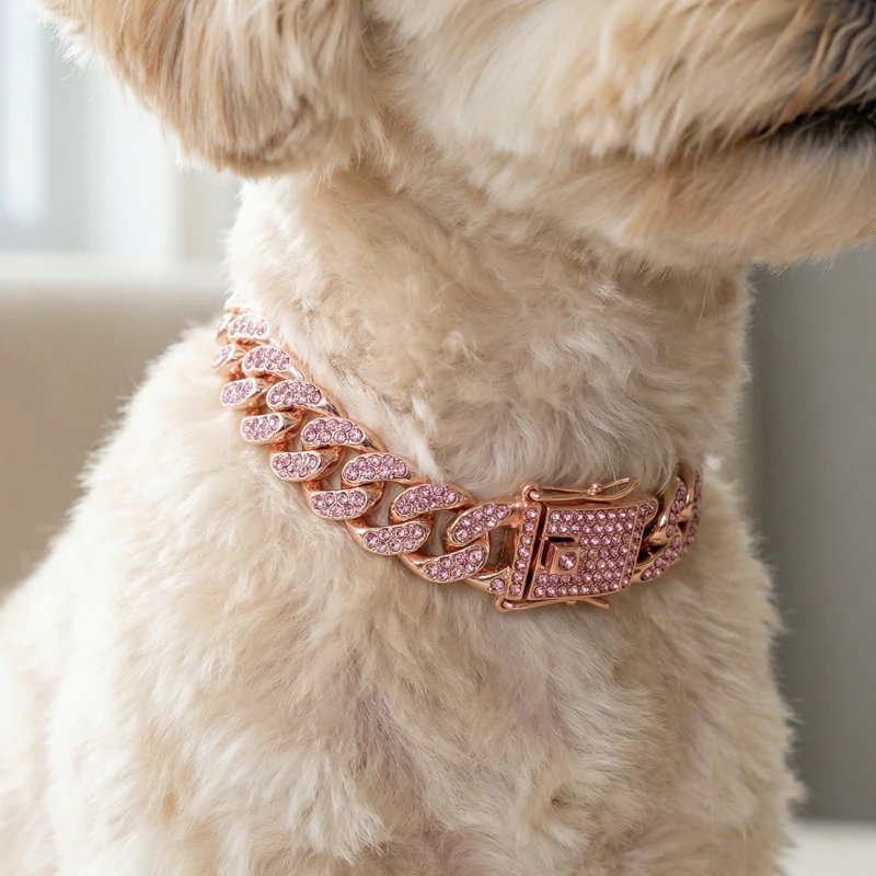 dog chain collar, dog necklace chain